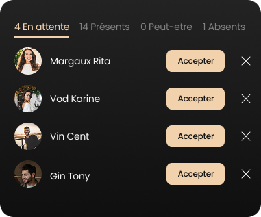 Application pour organiser une soirée – envoyer facilement des invitations avec Bincher
